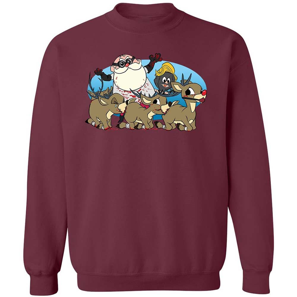 Santapede Greeting - Maroon - 20
