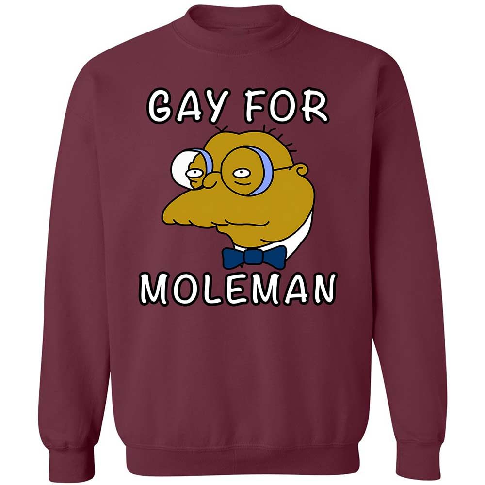 Gay for Moleman - Maroon - 20