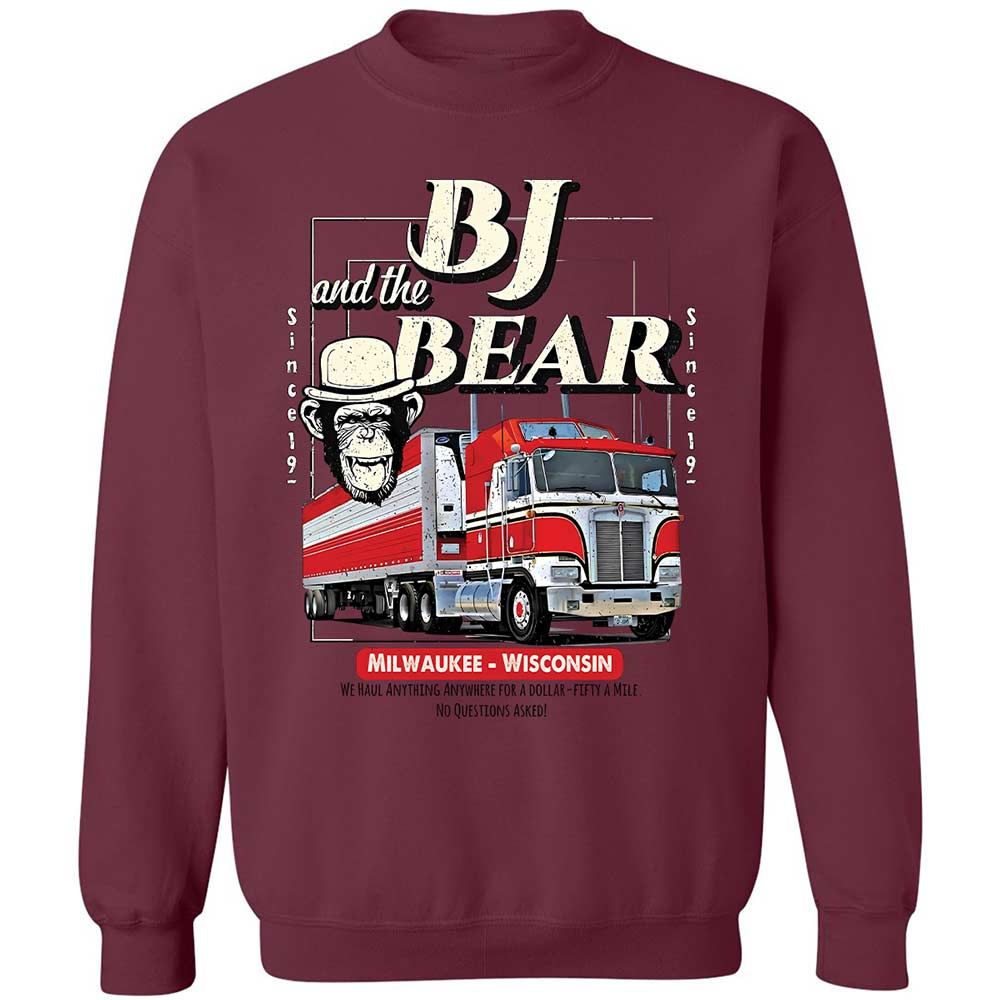 Classic Unisex Sweatshirt - BJEH7UV8 - Maroon - 20