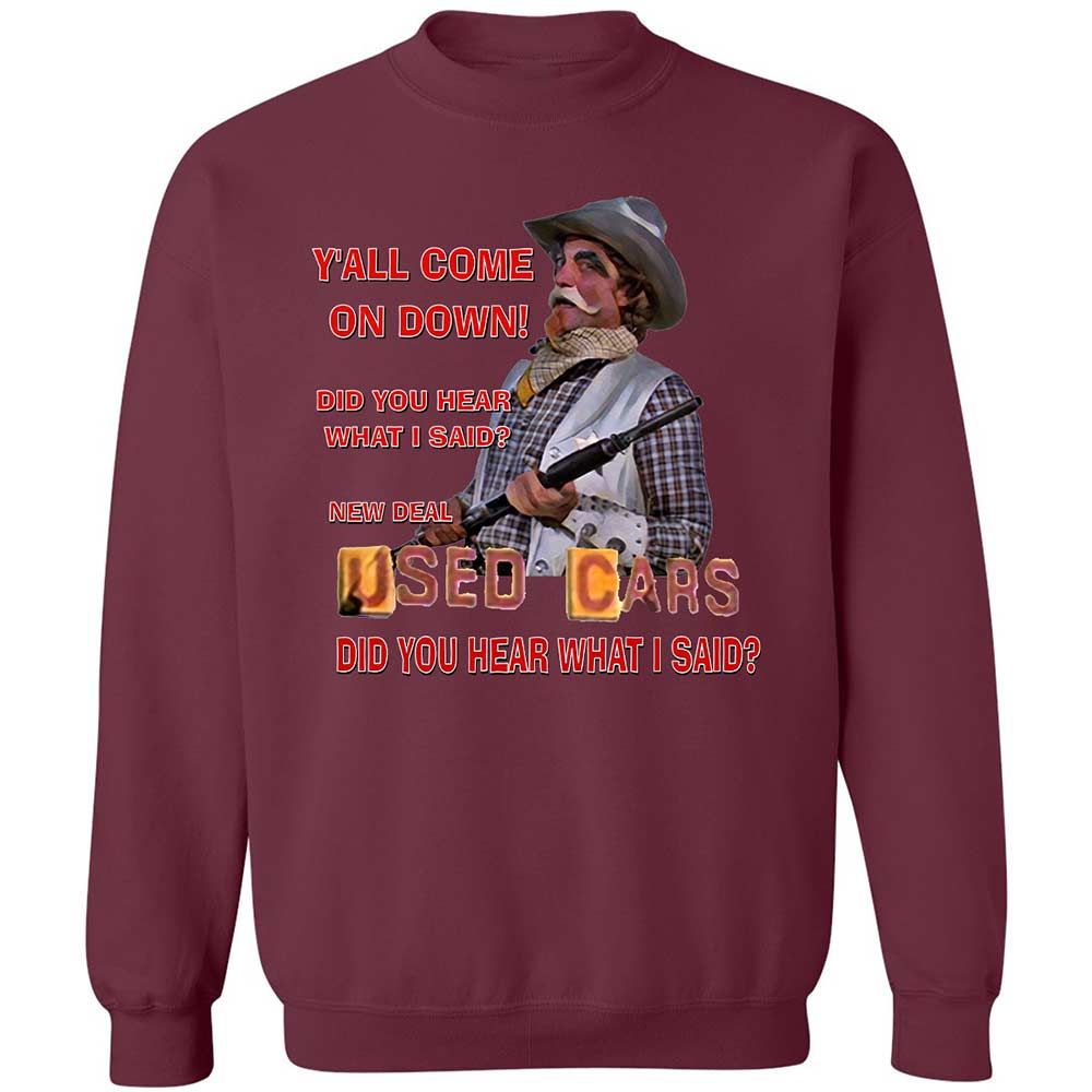 Classic Unisex Sweatshirt - Y1BUDNS9 - Maroon - 20