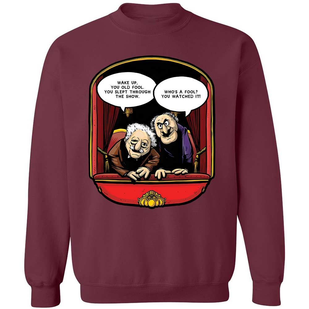 Statler and Waldorf (Wake Up) - Maroon - 20