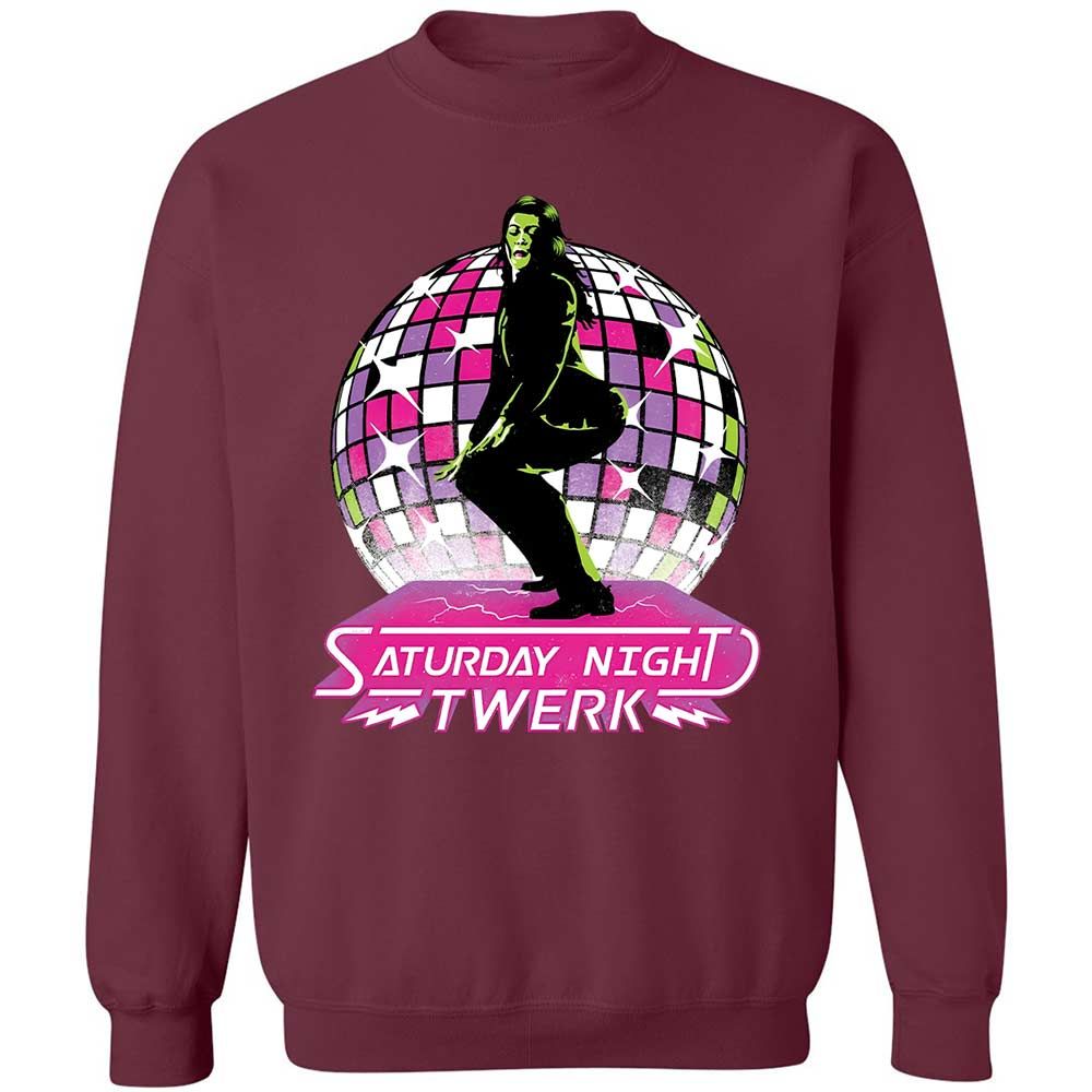 Saturday Night Twerk - Maroon - 20