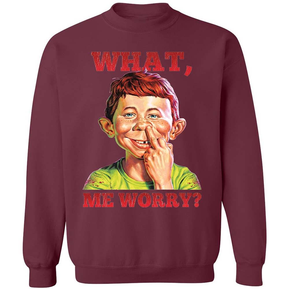 What, me worry - Maroon - 20