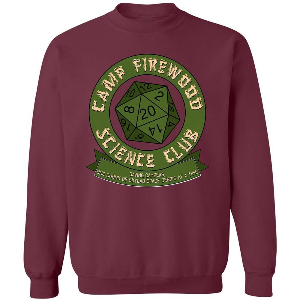 Camp Firewood Science Club - Maroon - 20
