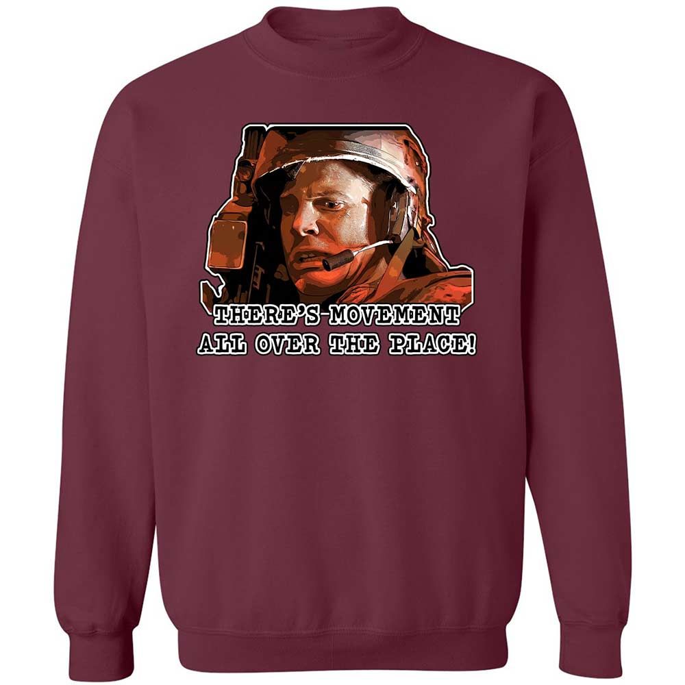 Classic Unisex Sweatshirt - F4K61UWE - Maroon - 20