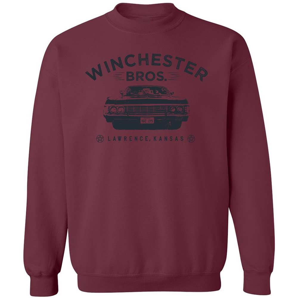 Classic Unisex Sweatshirt - 5H33U7FQ - Maroon - 20