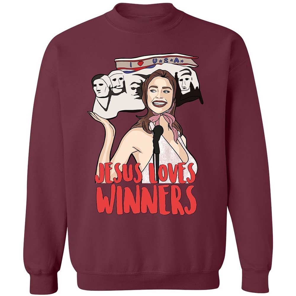 He Loves Winners - Maroon - 20