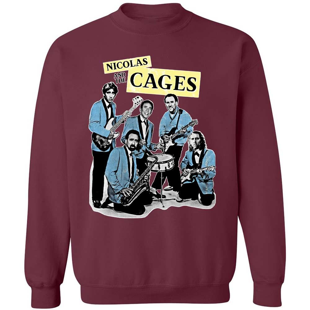 Nicolas and the Cages - Maroon - 20