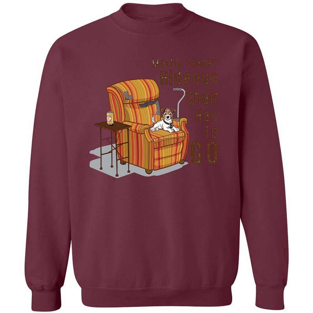 Martin Crane's Hideous Chair - Maroon - 20
