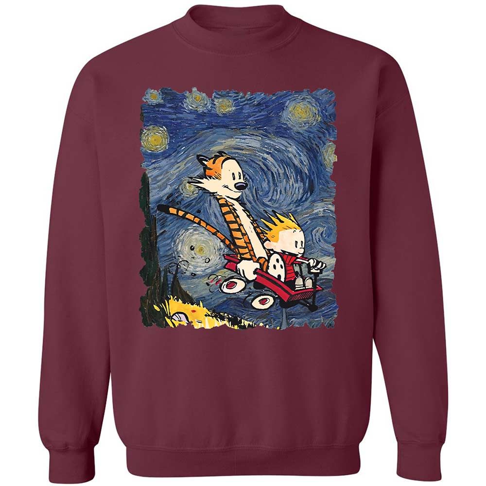 Classic Unisex Sweatshirt - Y93X5CBR - Maroon - 20