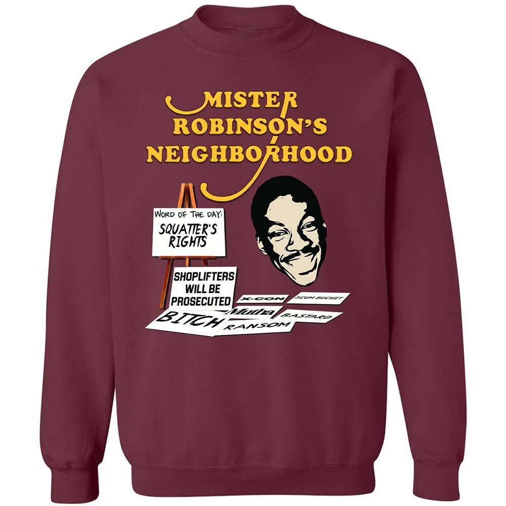 Mister Robinson's Neighborhood - Maroon - 20