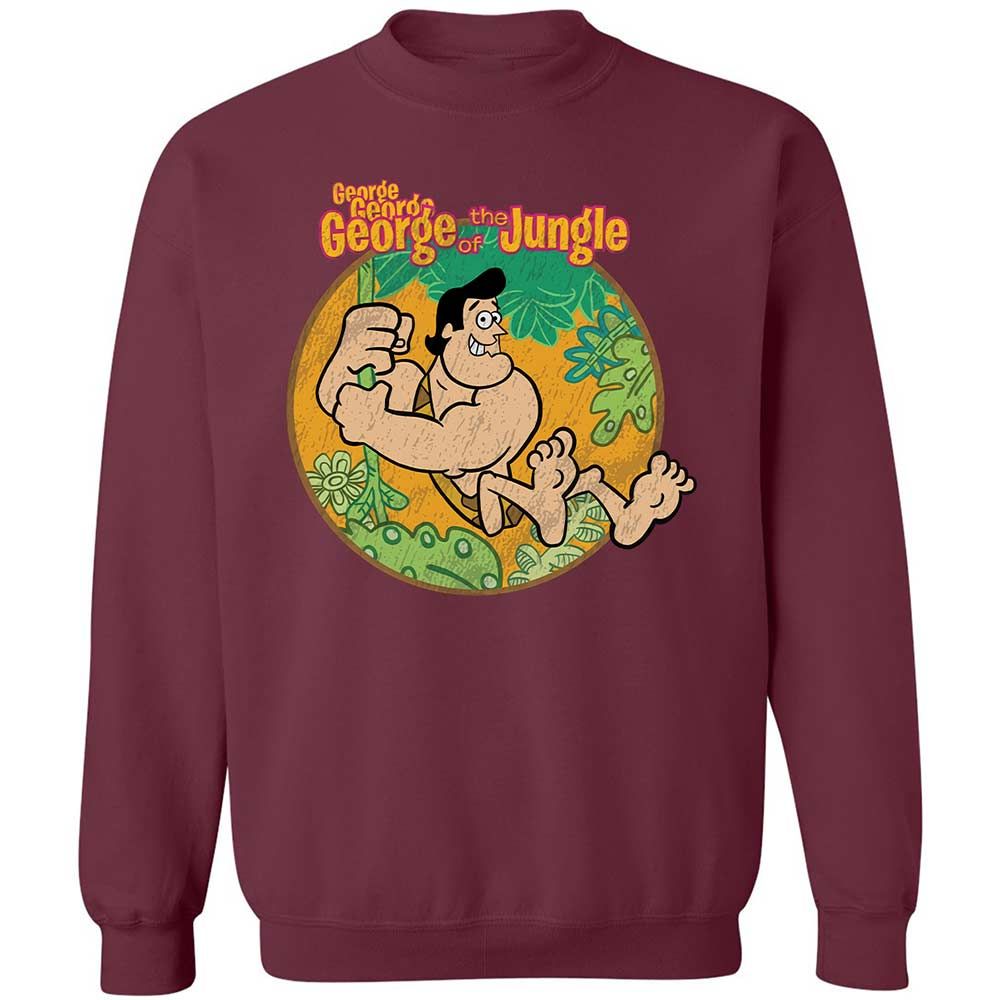 Classic Unisex Sweatshirt - SR3AWW8F - Maroon - 20