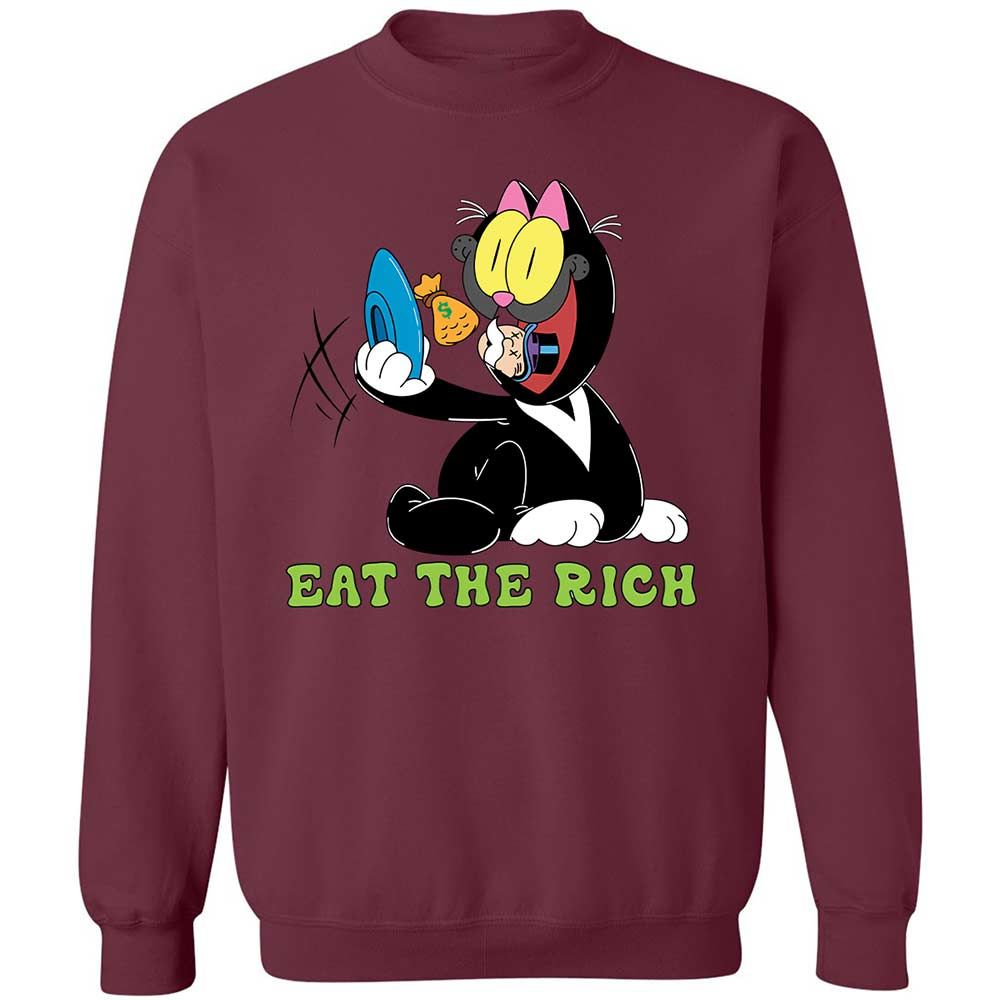 Classic Unisex Sweatshirt - HKH4A8VL - Maroon - 20