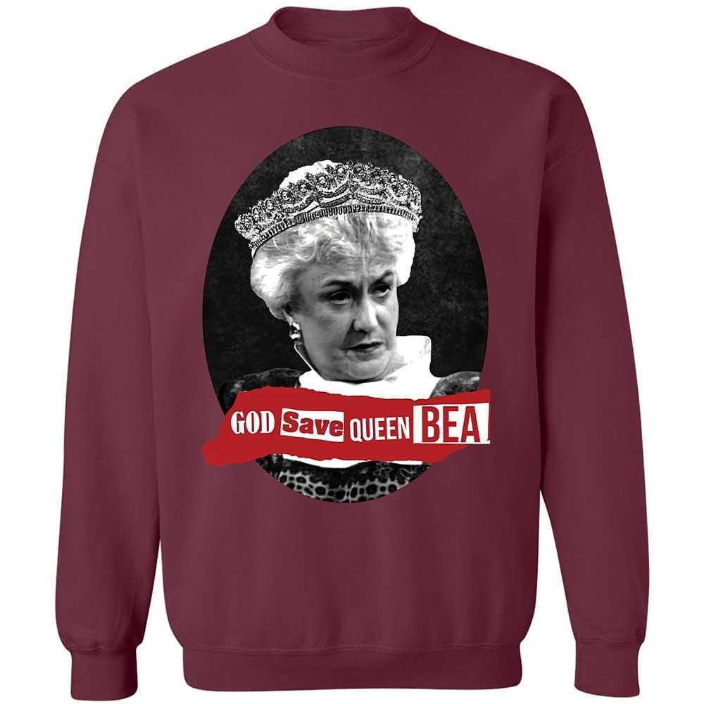 God Save Queen Bea - Maroon - 20