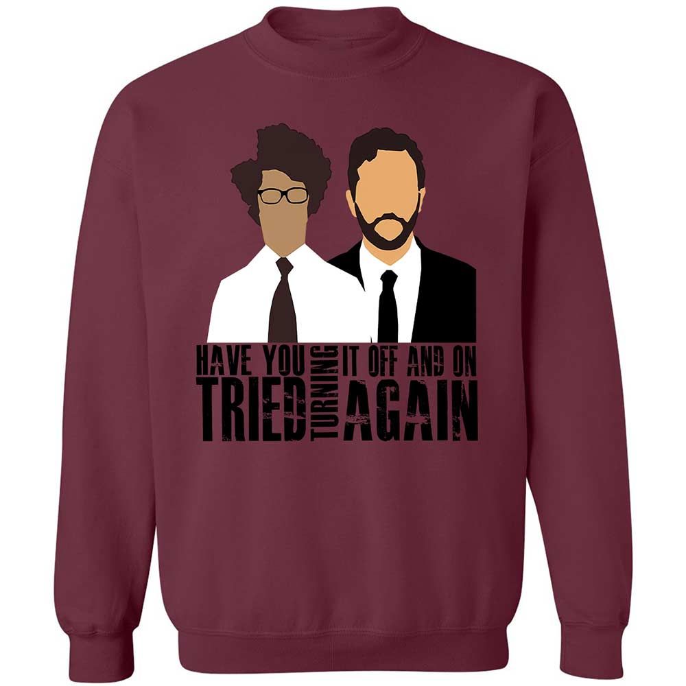 Classic Unisex Sweatshirt - HQSV3TAX - Maroon - 20