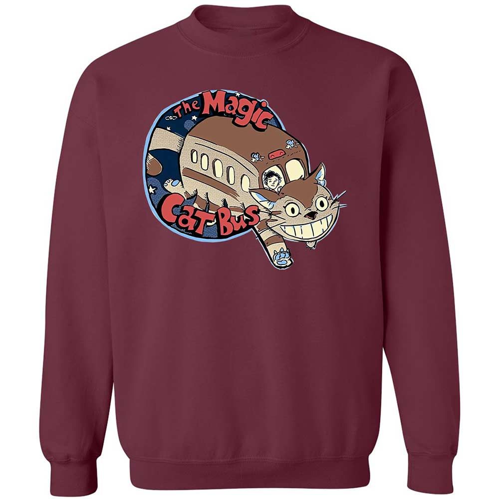 The Magic Catbus - Maroon - 20