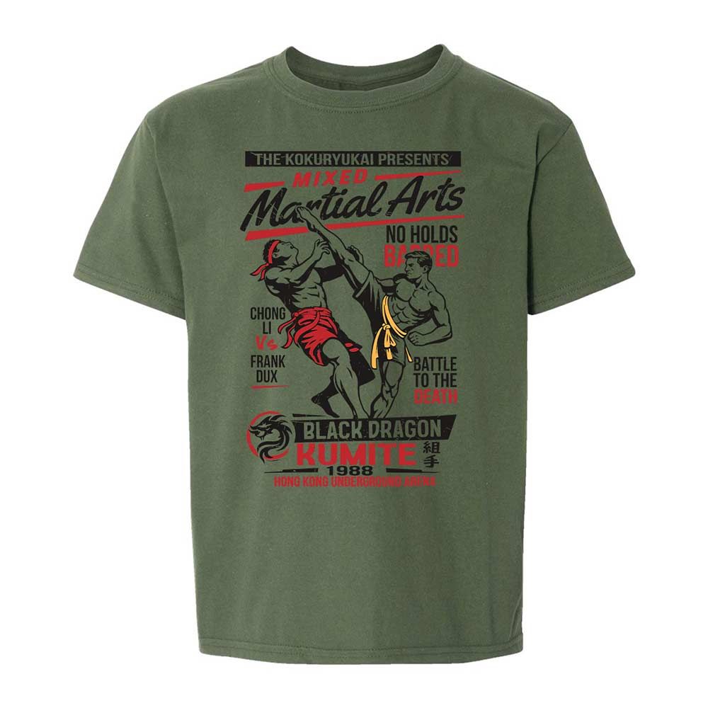 Kids T-Shirt - S5C54PLX - Military Green - 20