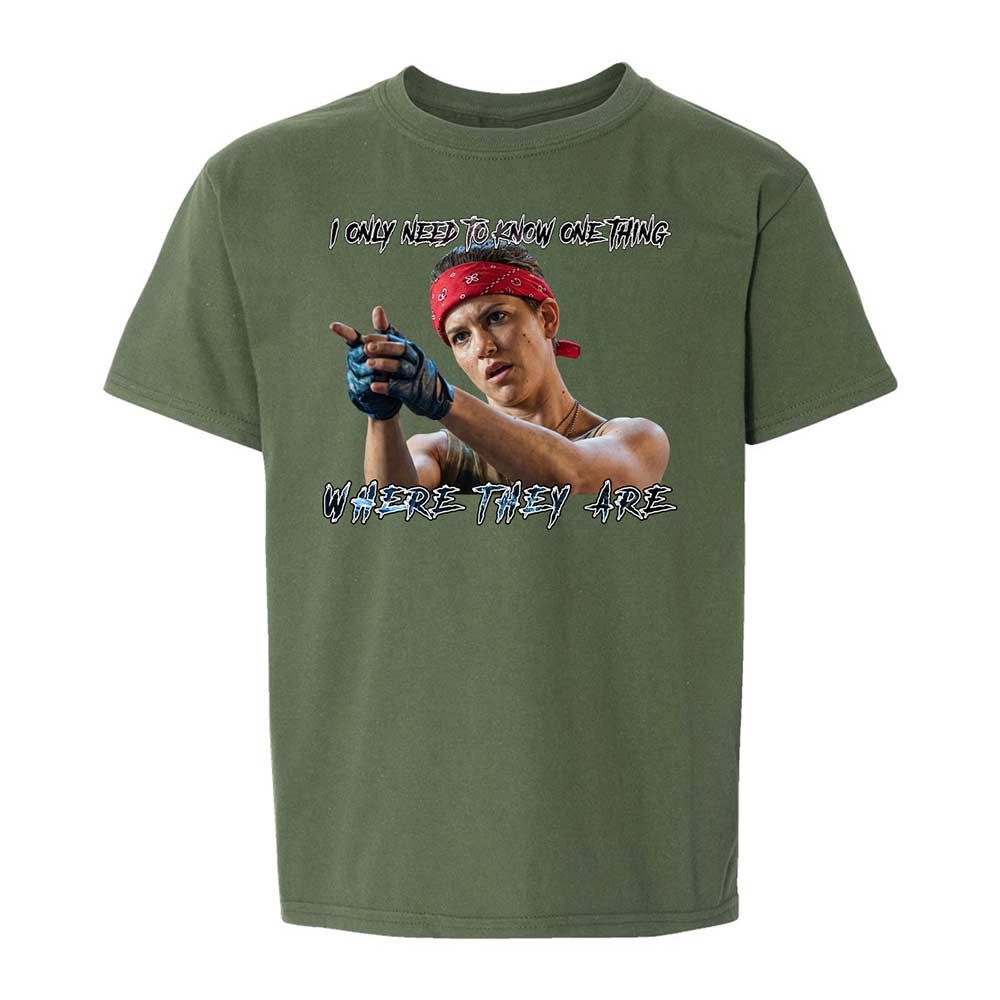 Kids T-Shirt - GF4AH4QB - Military Green - 20