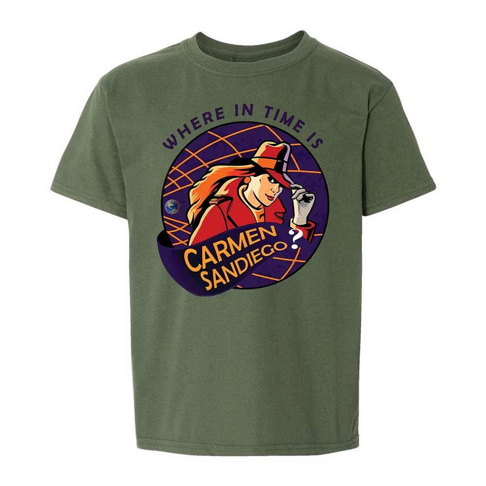Where in Time Is Carmen Sandiego - Military Green - 20