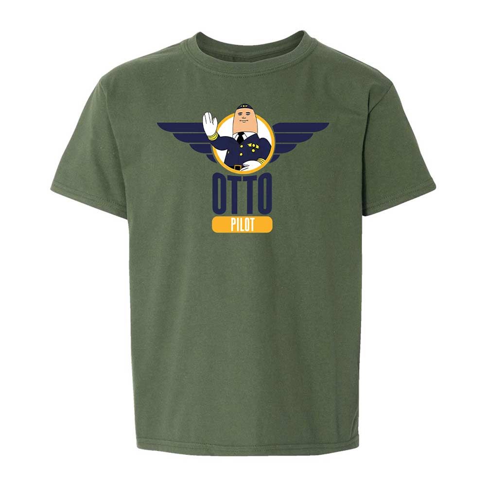 Kids T-Shirt - D6BD1L8K - Military Green - 20