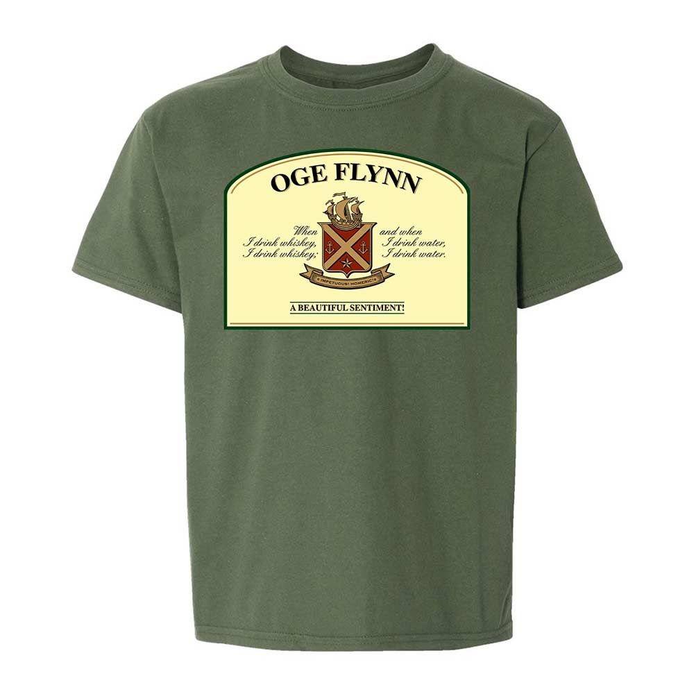 When I drink whiskey, when I drink water - Military Green - 20