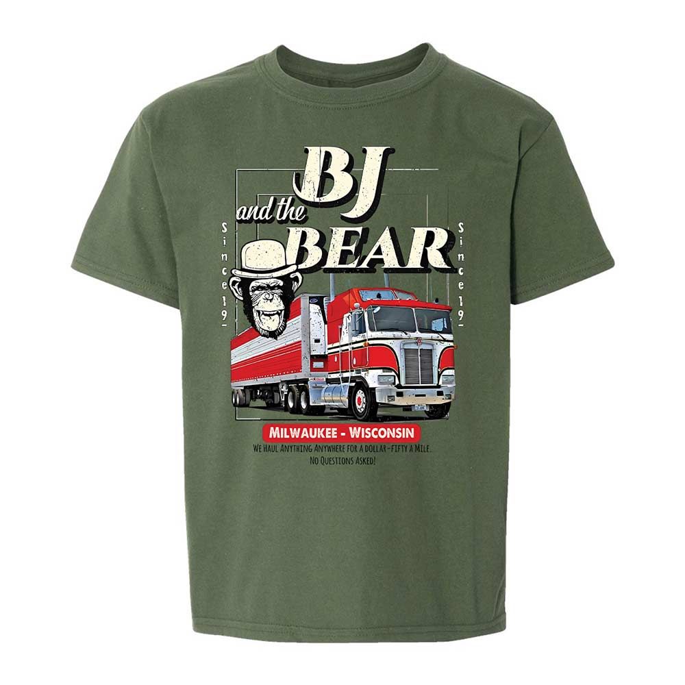 Kids T-Shirt - ATVXNT7R - Military Green - 20