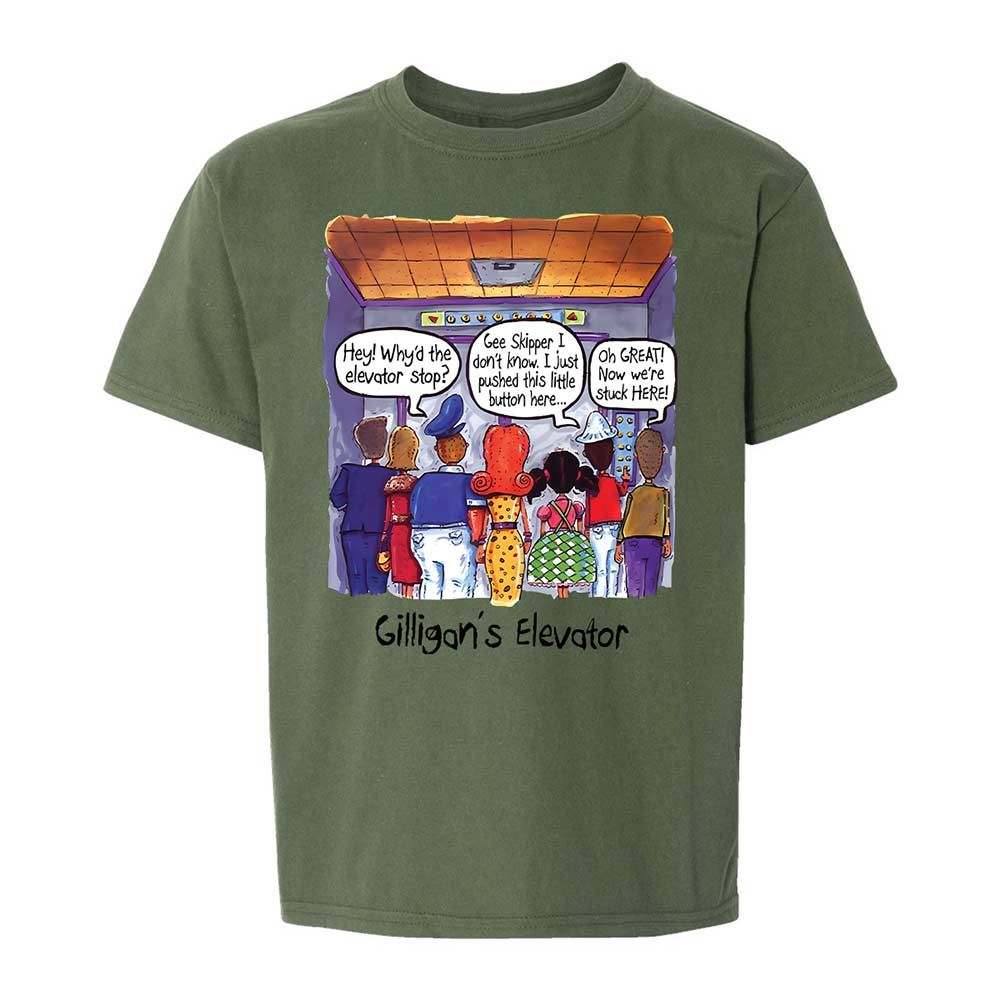 Kids T-Shirt - SGZH5LTL - Military Green - 20