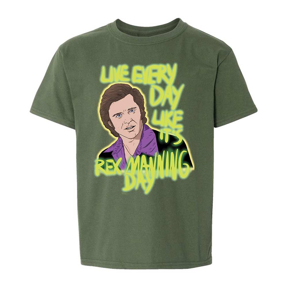 Kids T-Shirt - BZ1CFLUV - Military Green - 20