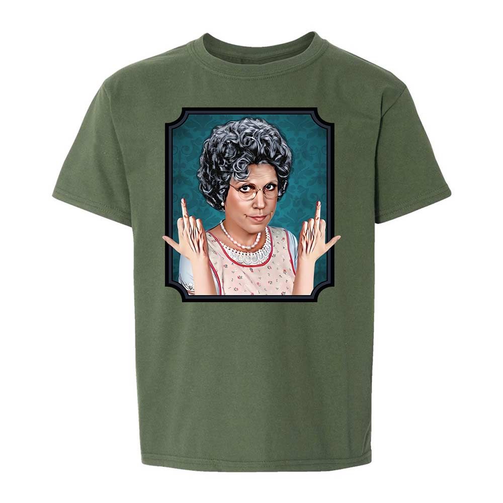 Kids T-Shirt - DHM9X8HY - Military Green - 20