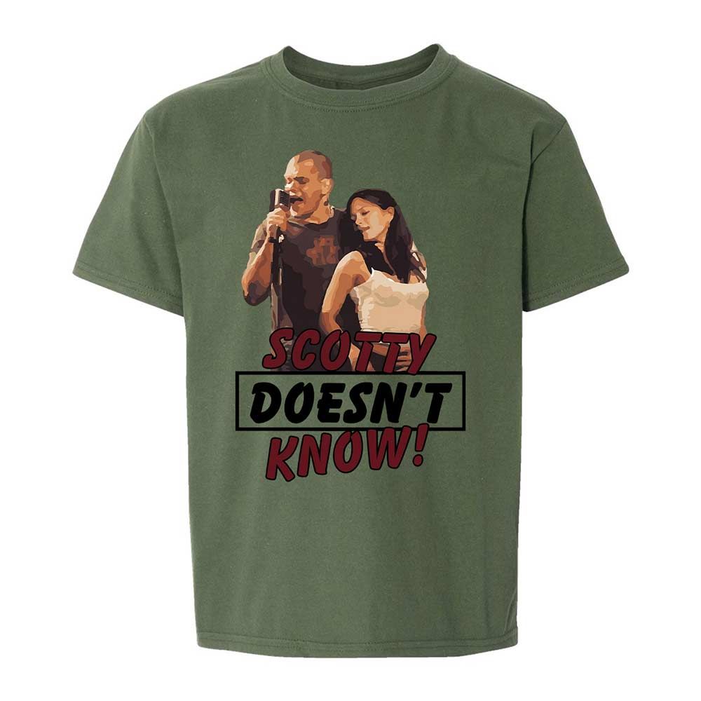 He Doesn't Know - Military Green - 20
