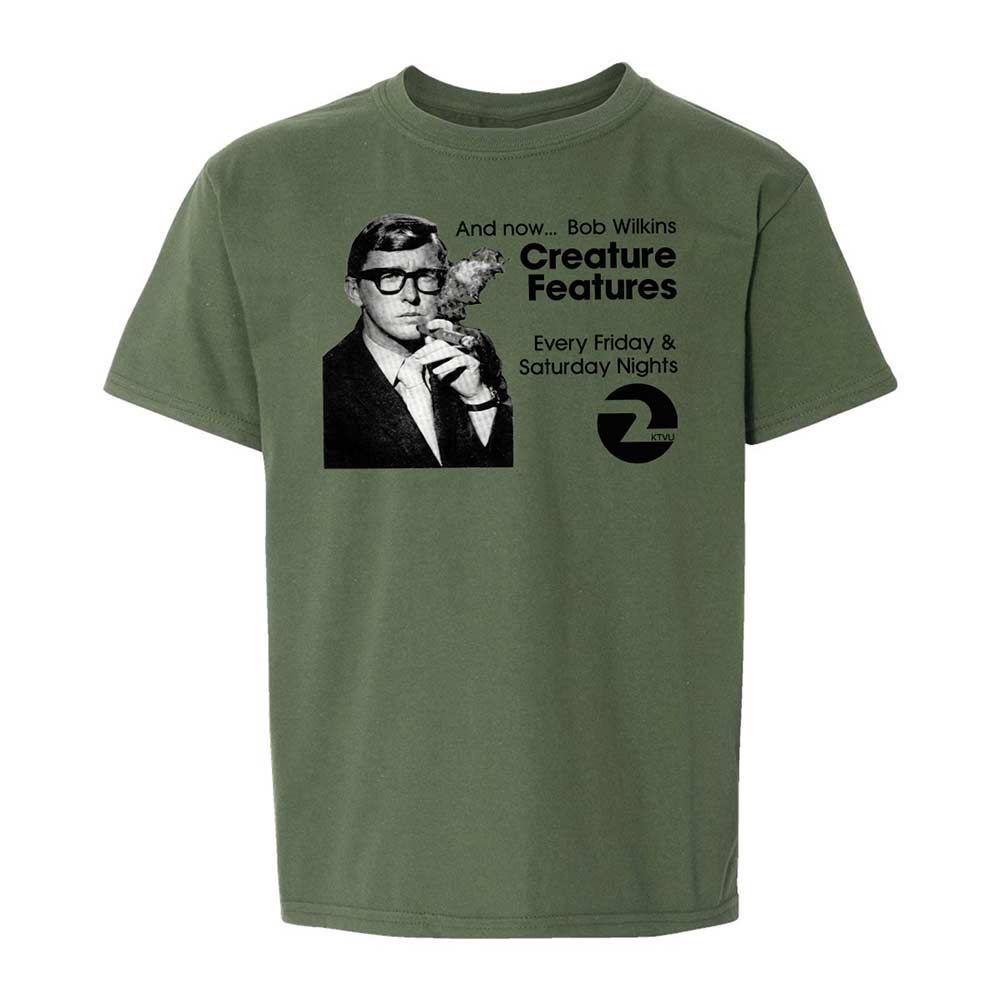 Bob Wilkins Creature Features - Military Green - 20