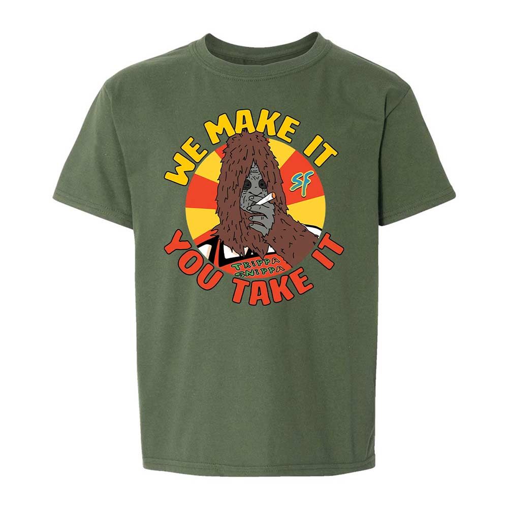 Kids T-Shirt - ZFTNZHAG - Military Green - 20