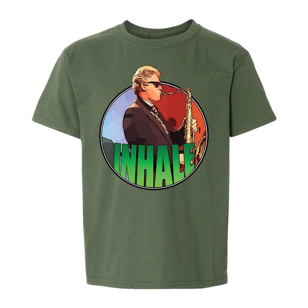 Playing the Saxophone - Military Green - 20