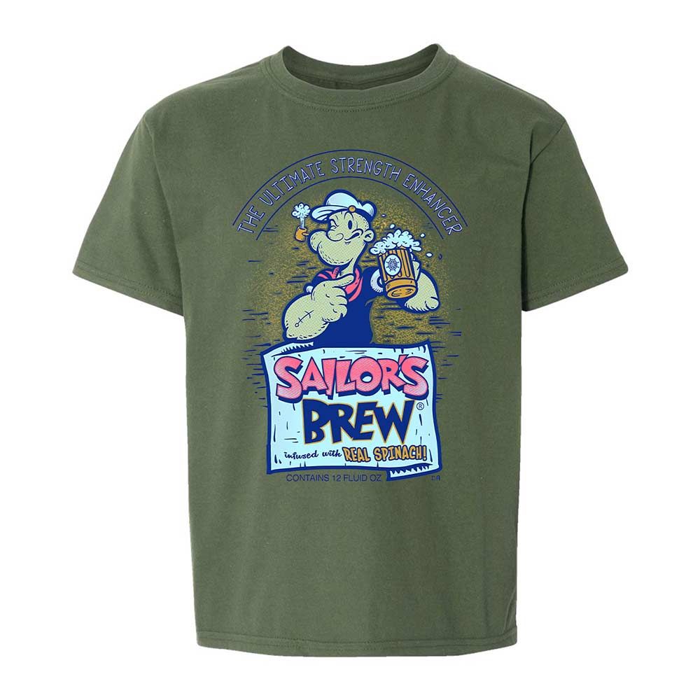 Kids T-Shirt - XQKTSCA9 - Military Green - 20