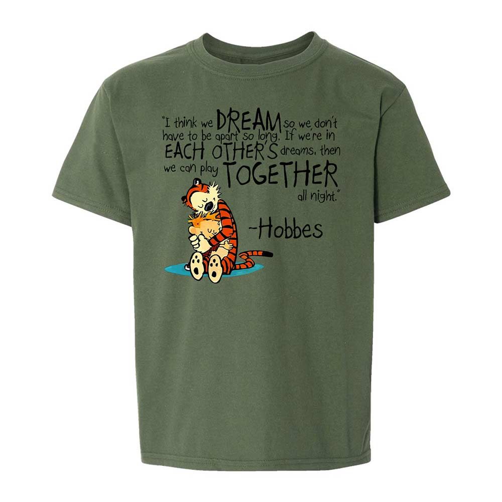 Calvin Hobbes Dreams - Military Green - 20