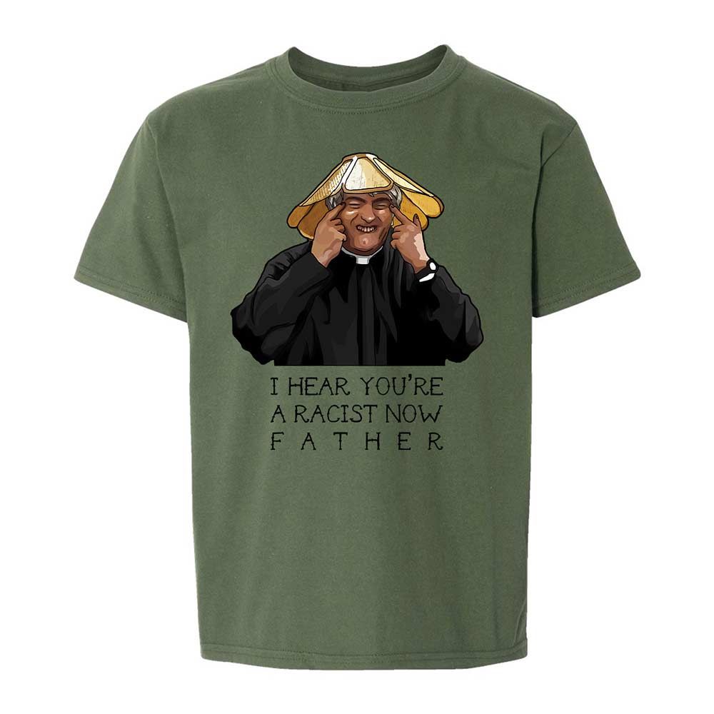 Kids T-Shirt - B1ZVV5FL - Military Green - 20