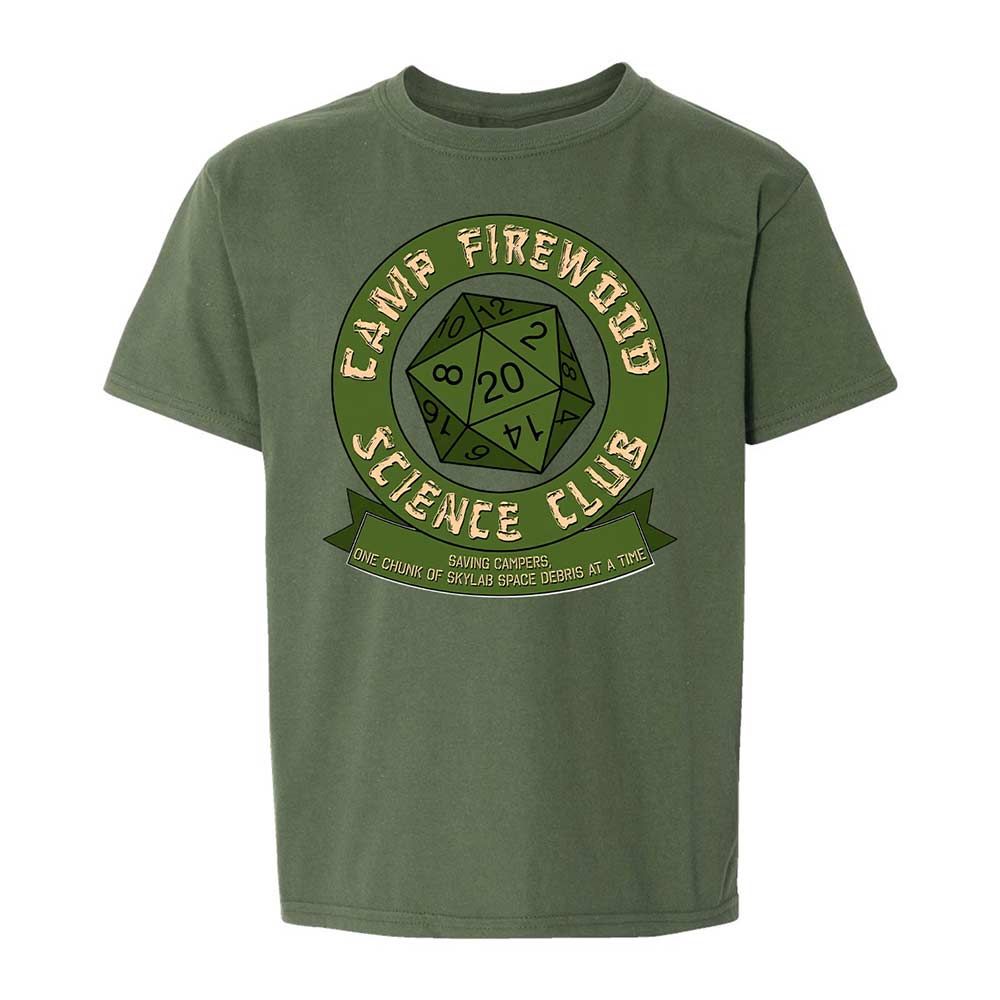 Camp Firewood Science Club - Military Green - 20