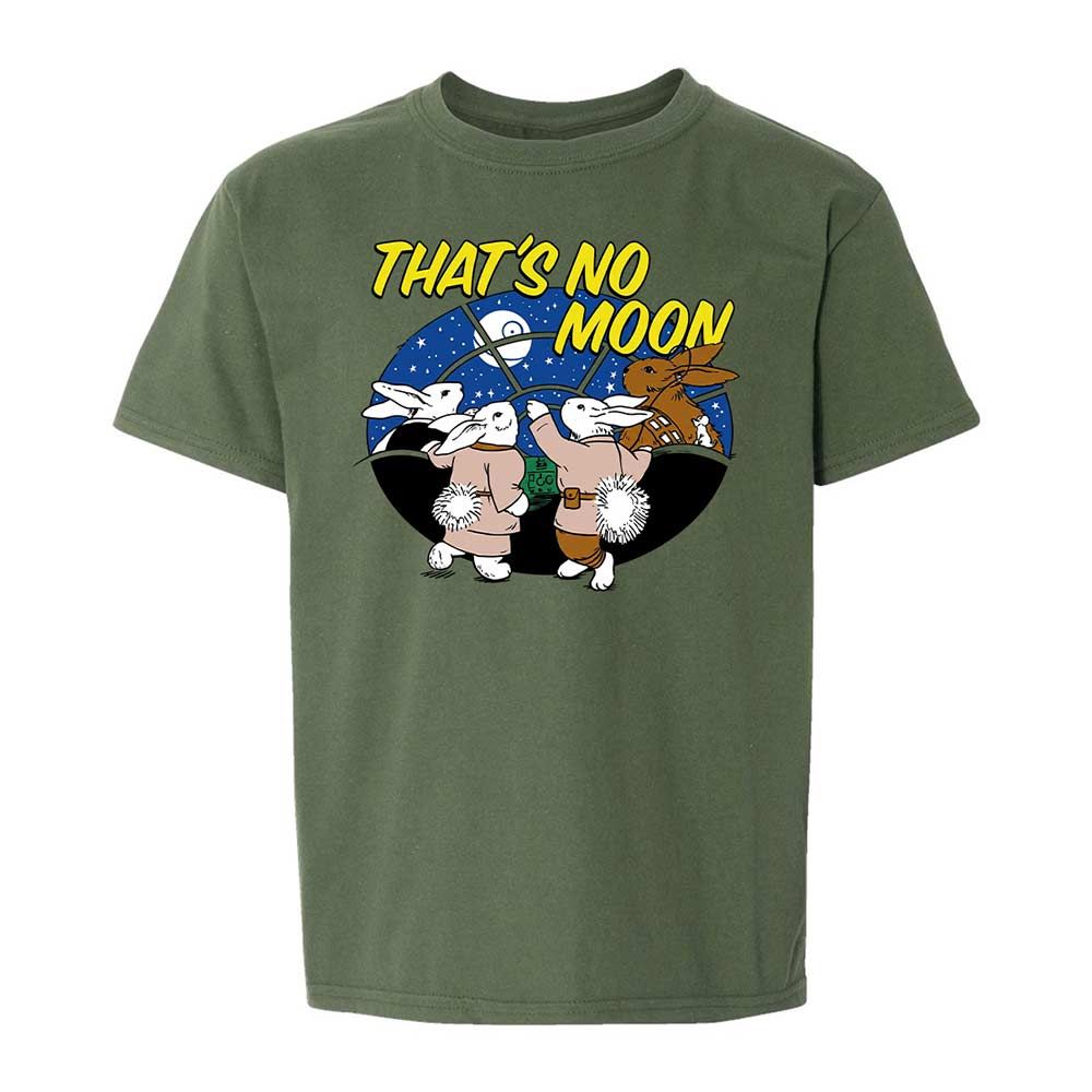 Kids T-Shirt - White - Military Green - 20