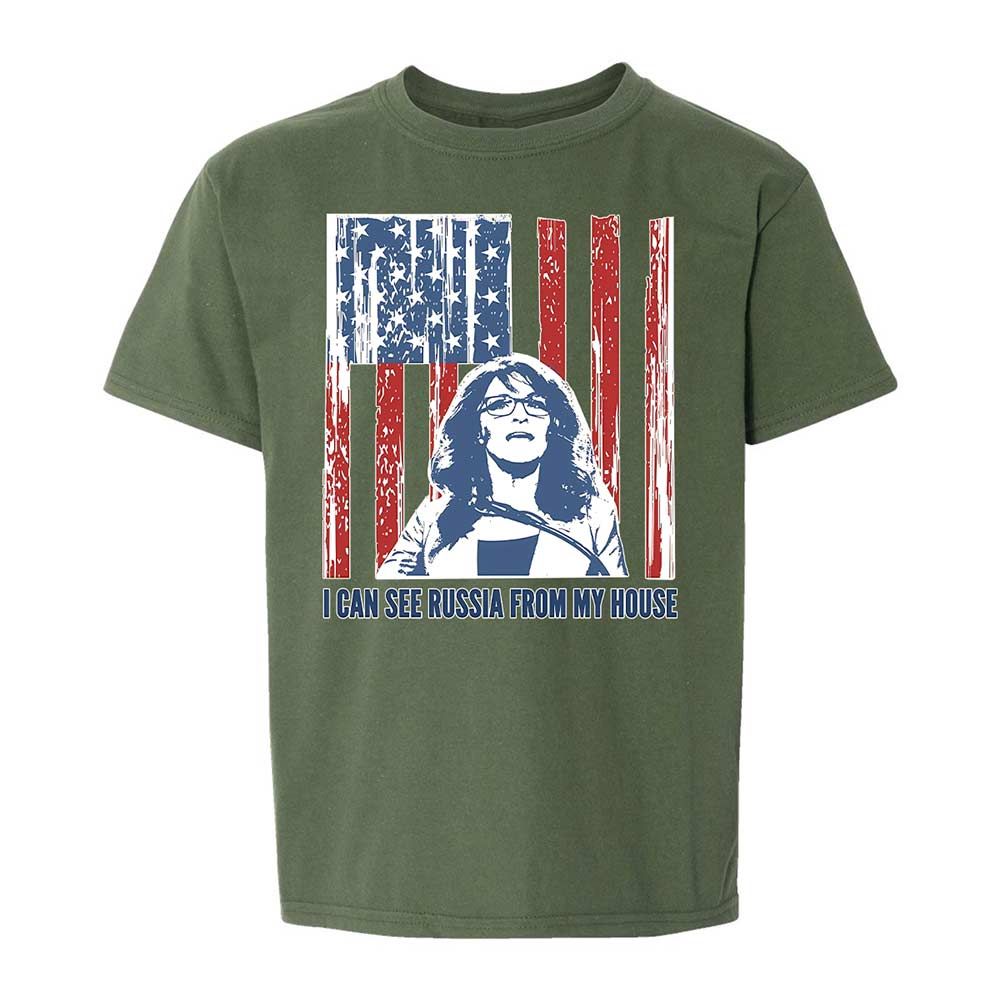 I can see Russia from my house - Military Green - 20