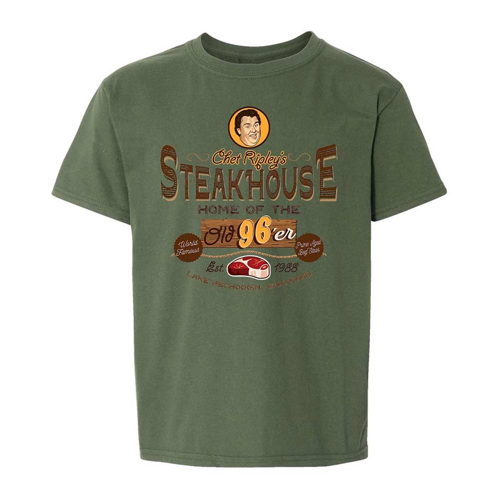 Kids T-Shirt - 8K3RZCA6 - Military Green - 20