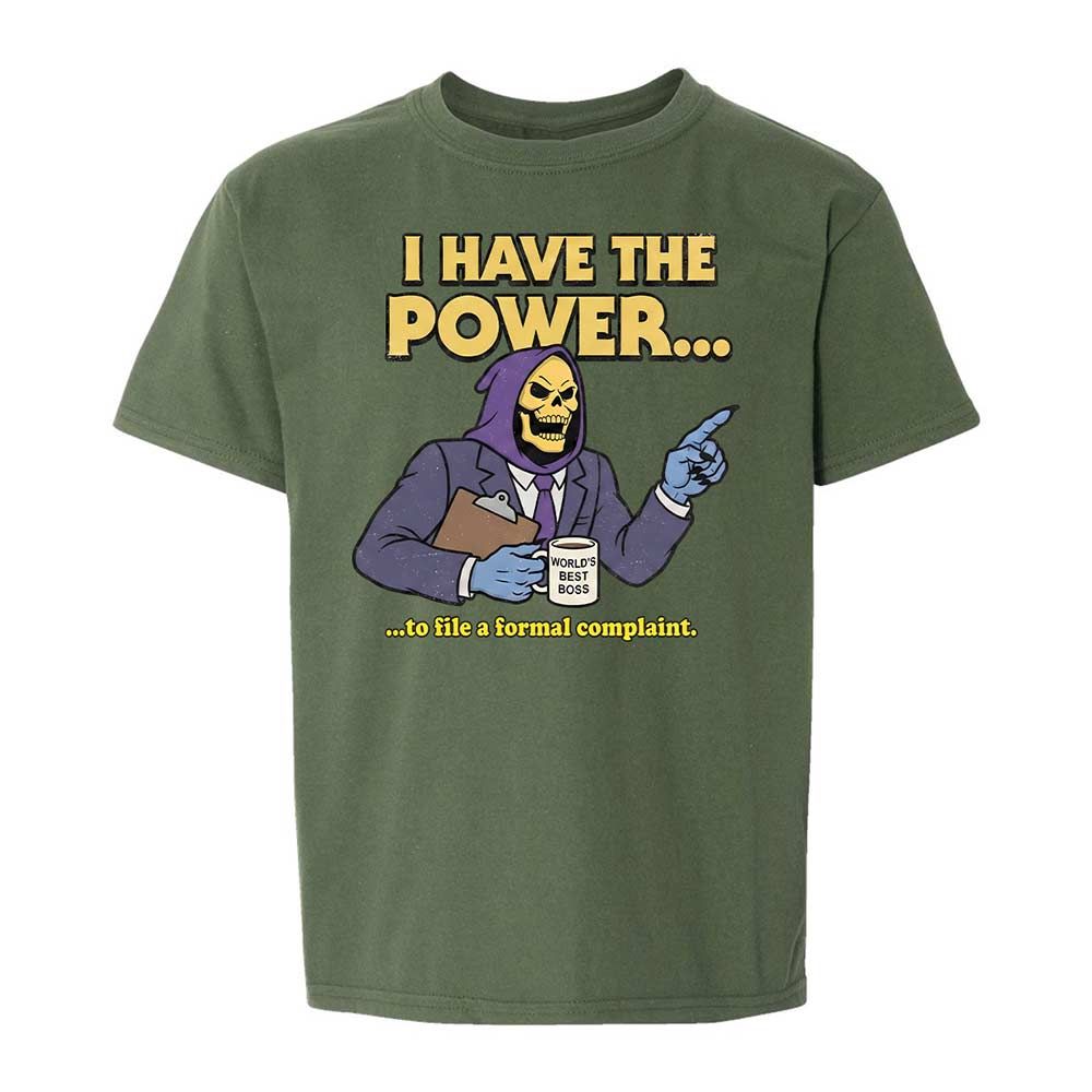 Kids T-Shirt - U1YZ7EDN - Military Green - 20