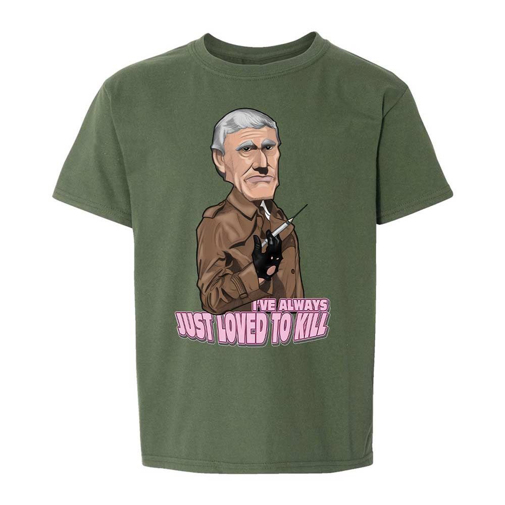 Kids T-Shirt - YEQW5T3V - Military Green - 20