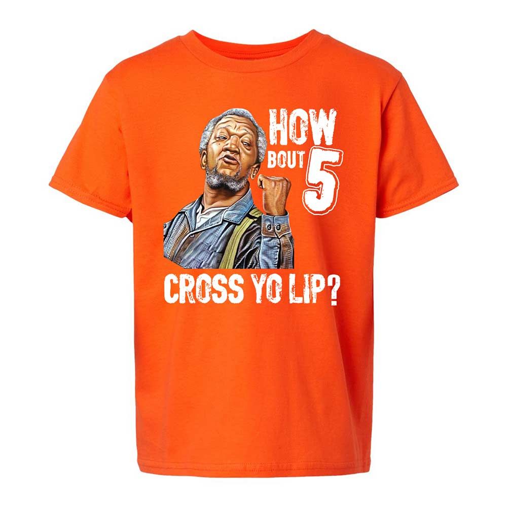 How bout 5 cross yo lip - Orange - 20