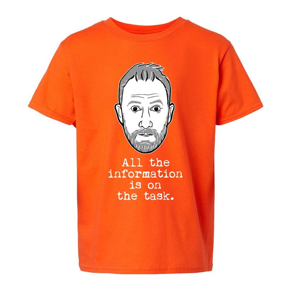 All the information is on the task - Orange - 20