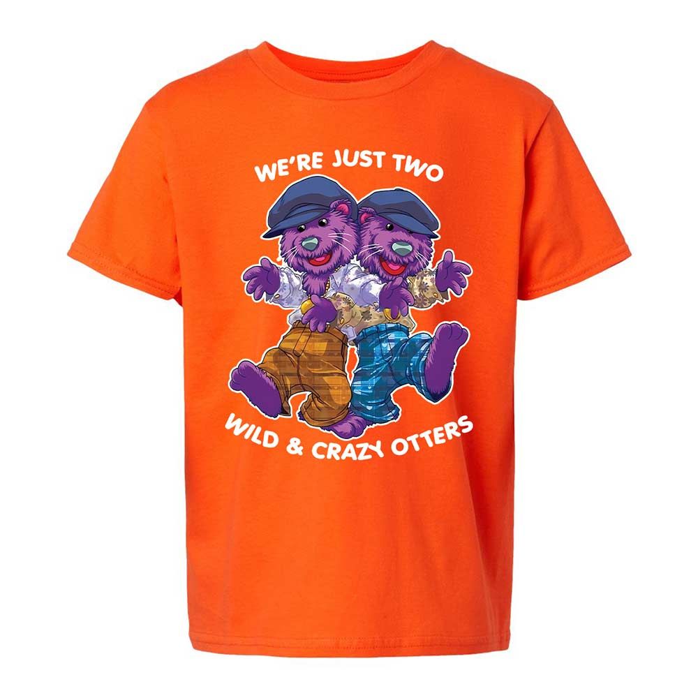 Two wild & crazy otters - Orange - 20