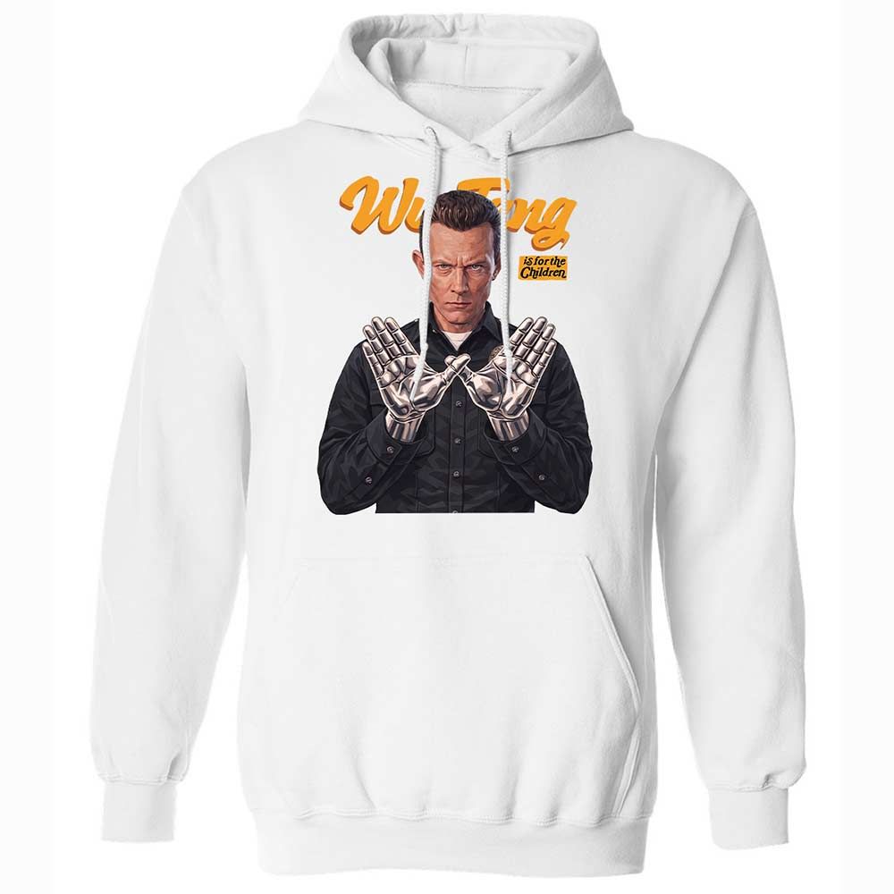 Classic Unisex Hoodie - Black - White - 20
