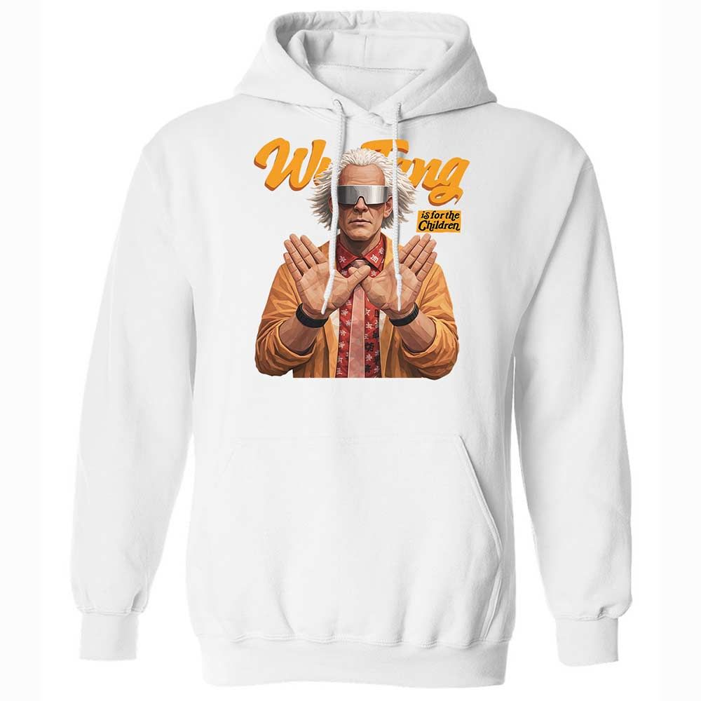 Classic Unisex Hoodie - Black - White - 20