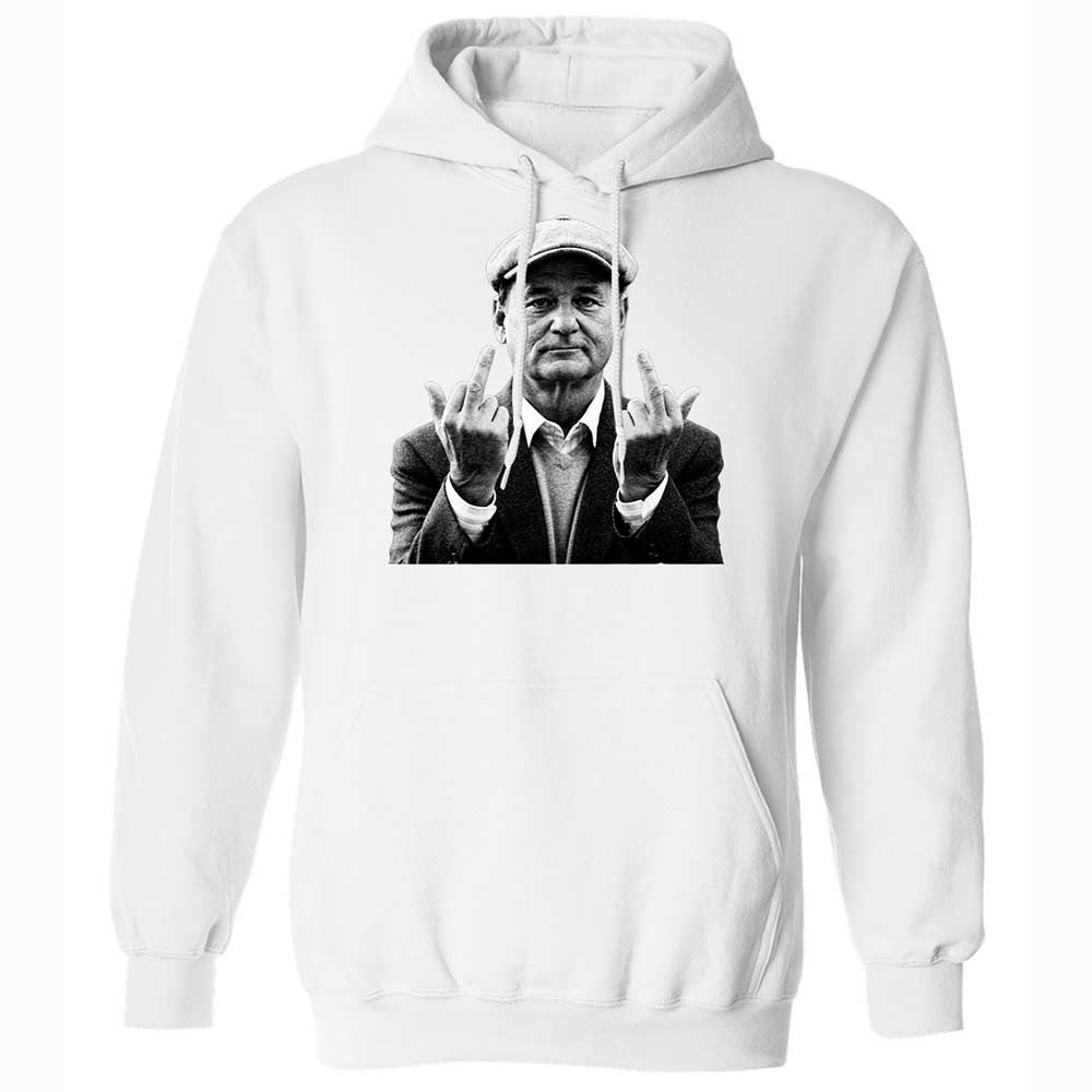 Bill Murray Middle Finger - White - 20