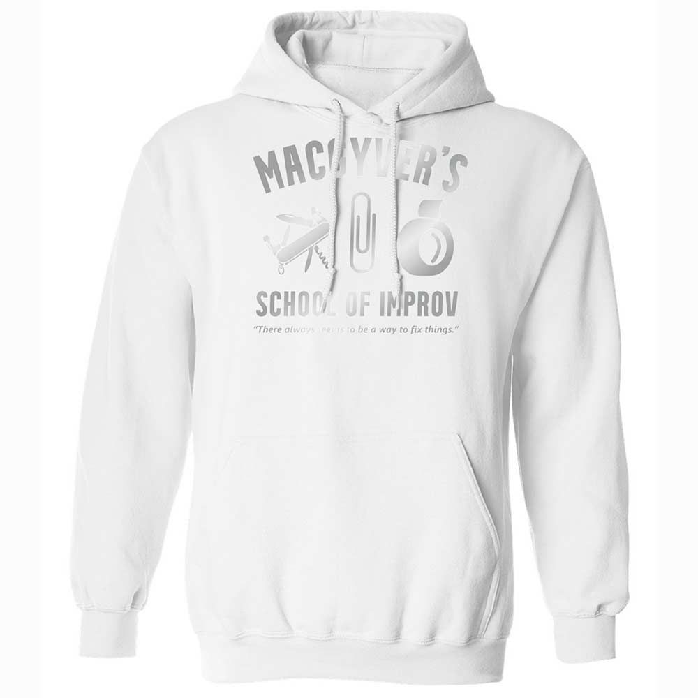 Classic Unisex Hoodie - 7E7BAGWE - White - 20