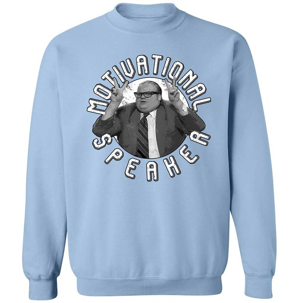 Motivational Speaker - Light Blue - 21